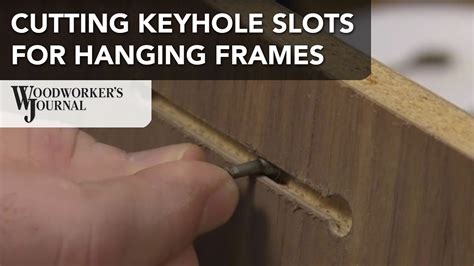 keyhole slots for hanging pictures